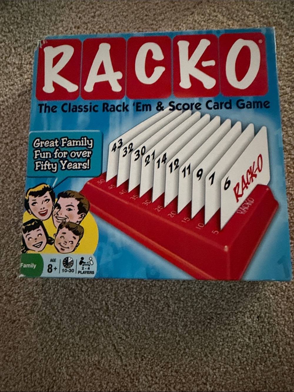 RACKO CARD GAME